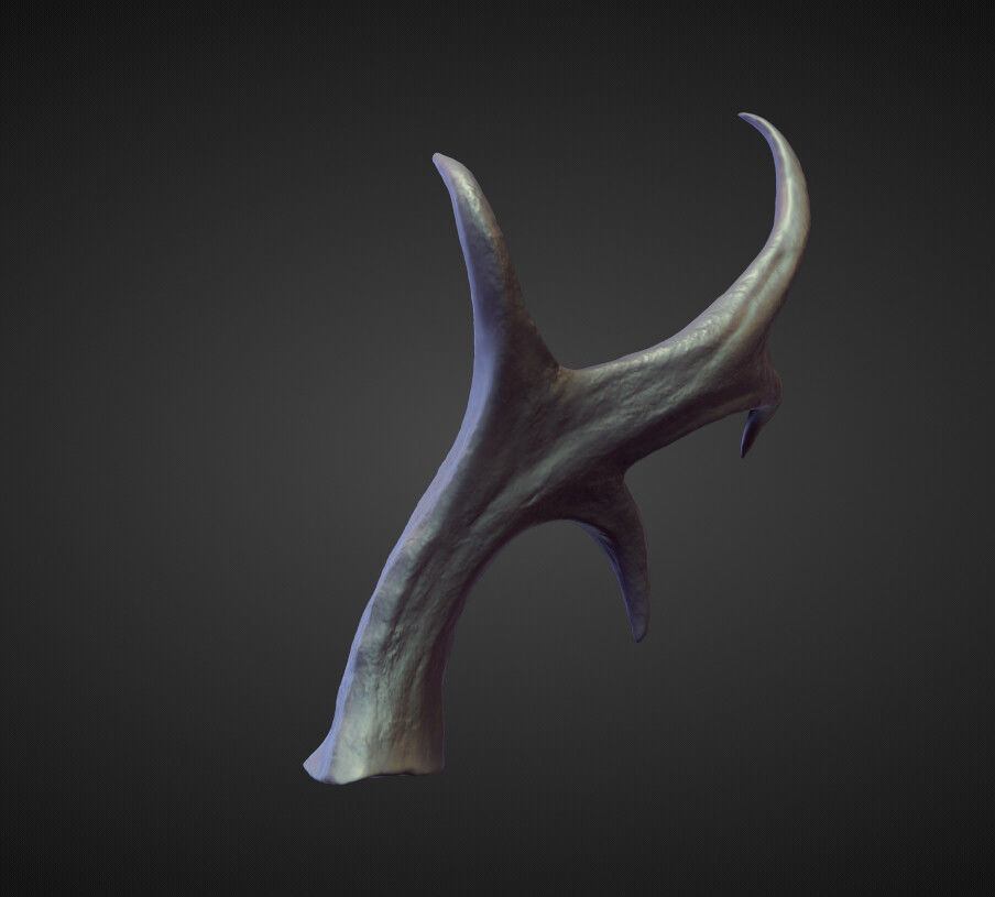 45 HORNS high poly sculpts 3D model_18
