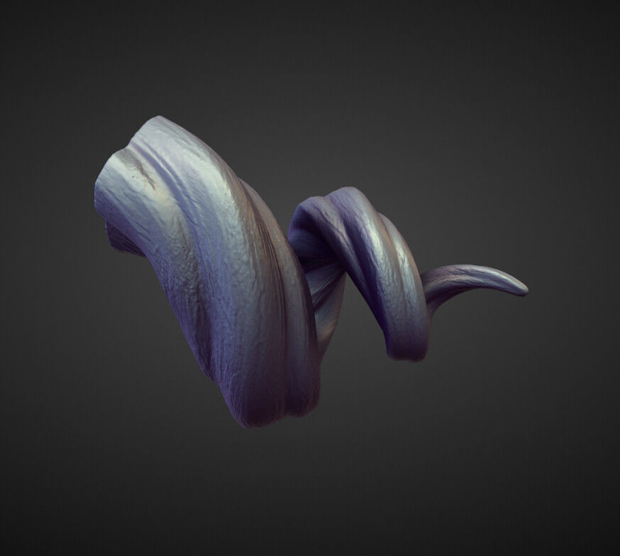 45 HORNS high poly sculpts 3D model_27