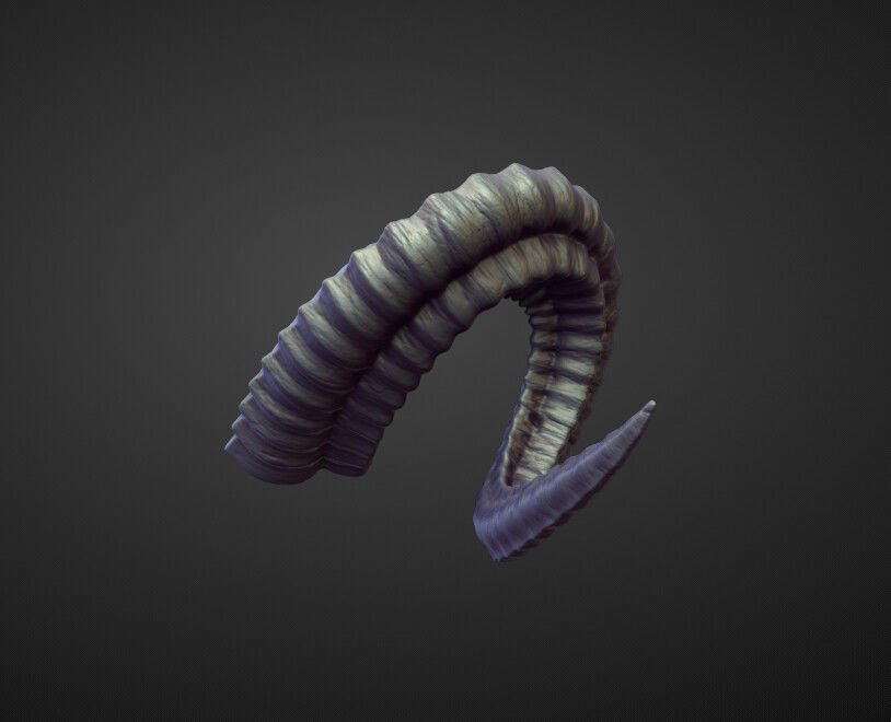 45 HORNS high poly sculpts 3D model_24