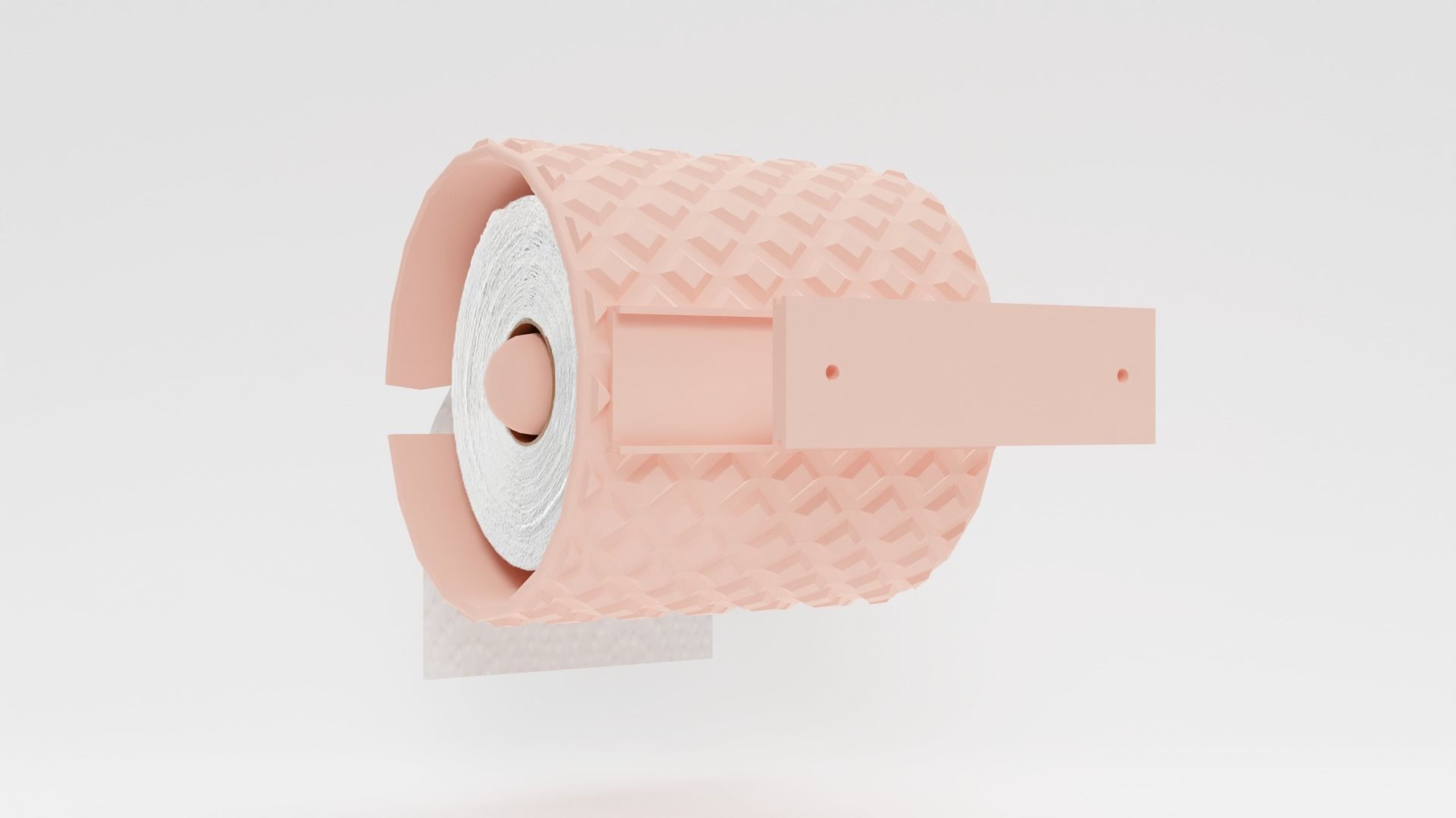 Toilet Paper Holder 3D print model_5