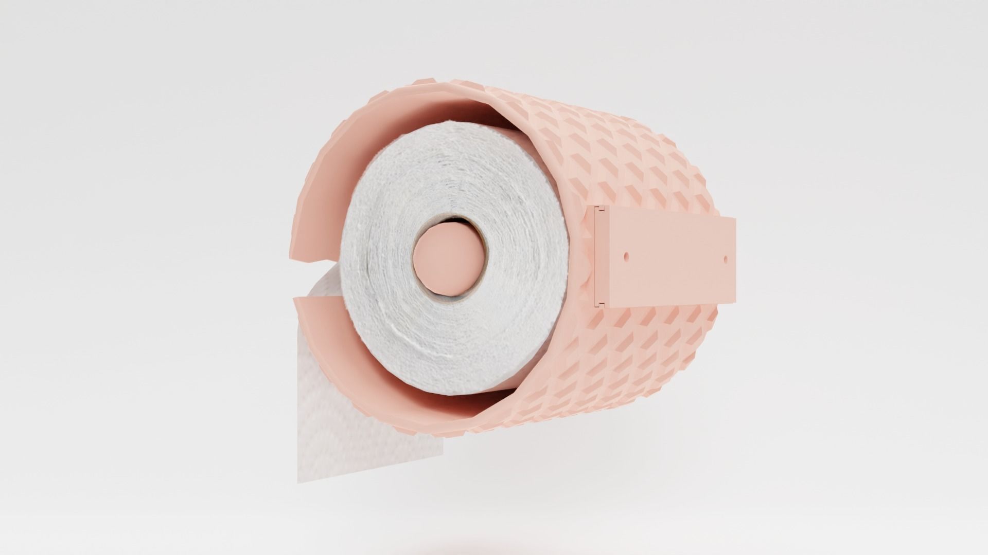 Toilet Paper Holder 3D print model_4