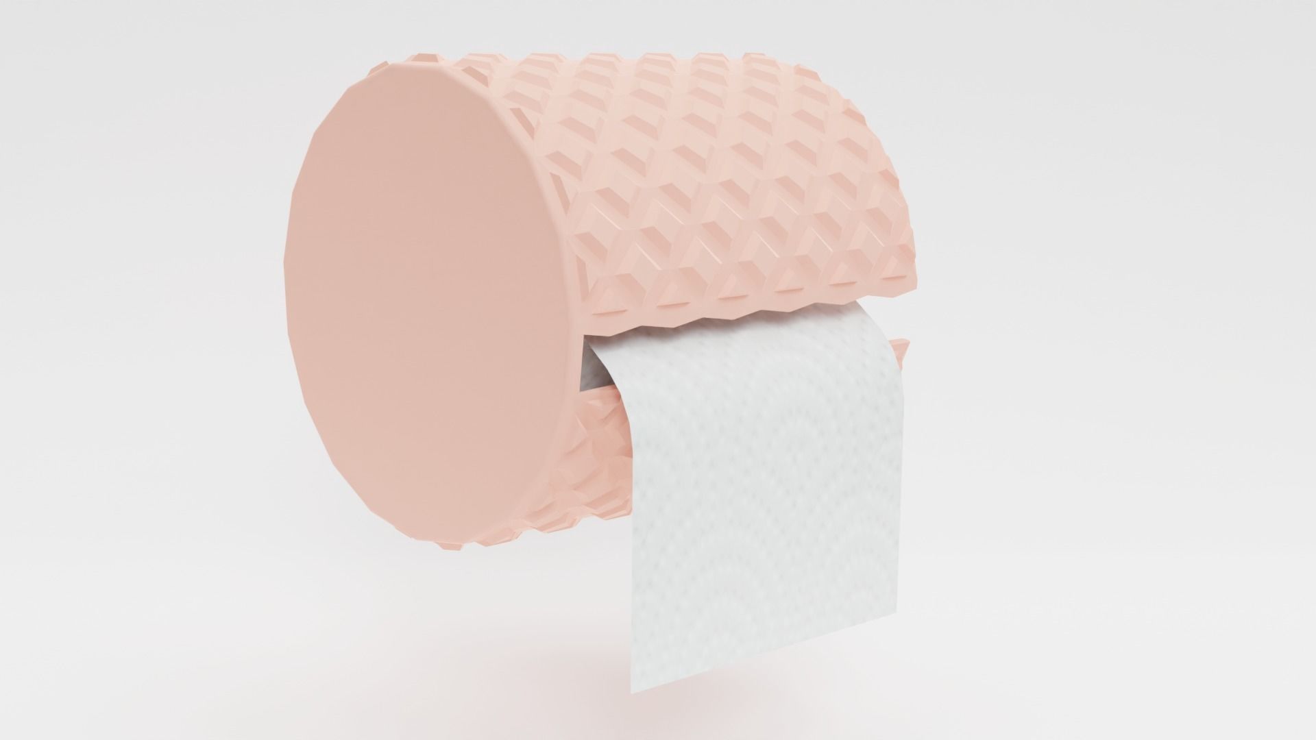 Toilet Paper Holder 3D print model_1
