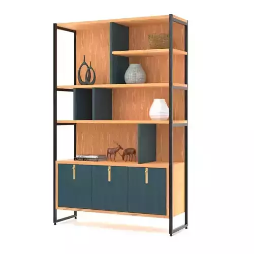 Oak Shelving Unit
