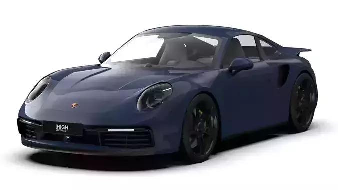Porsche 911 Turbo S 2021 3D model