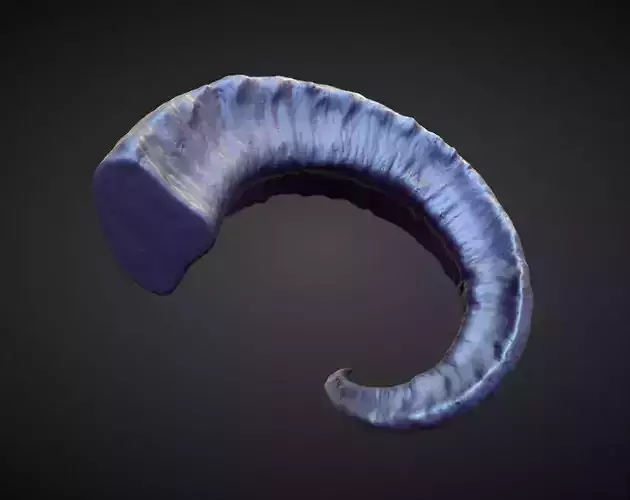 HORN1 high poly sculpt