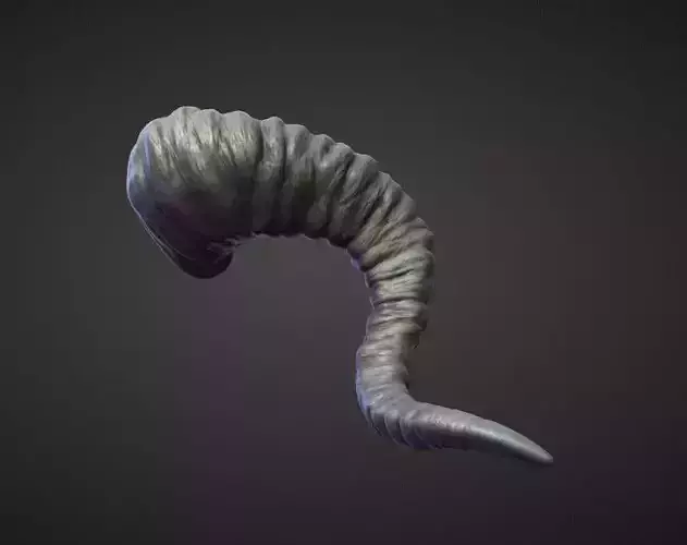 HORN10 high poly sculpt