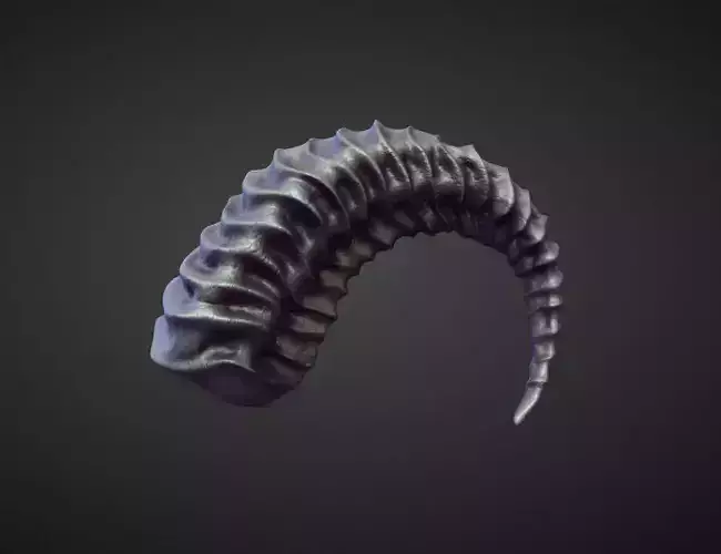 HORN11 high poly sculpt