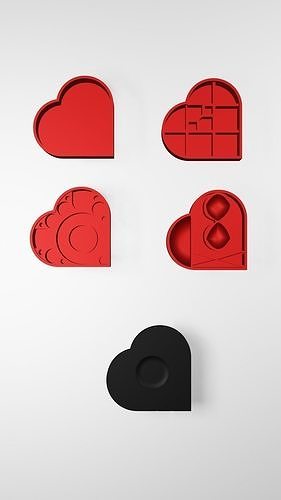 Love box Free 3D print model