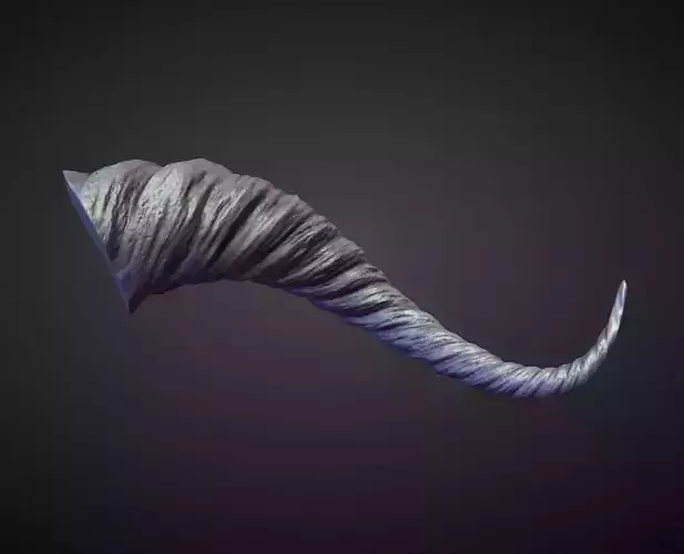 HORN4 high poly sculpt