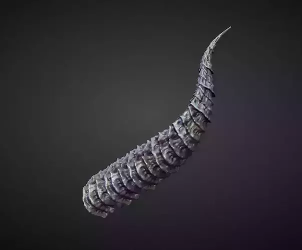 HORN7 high poly sculpt