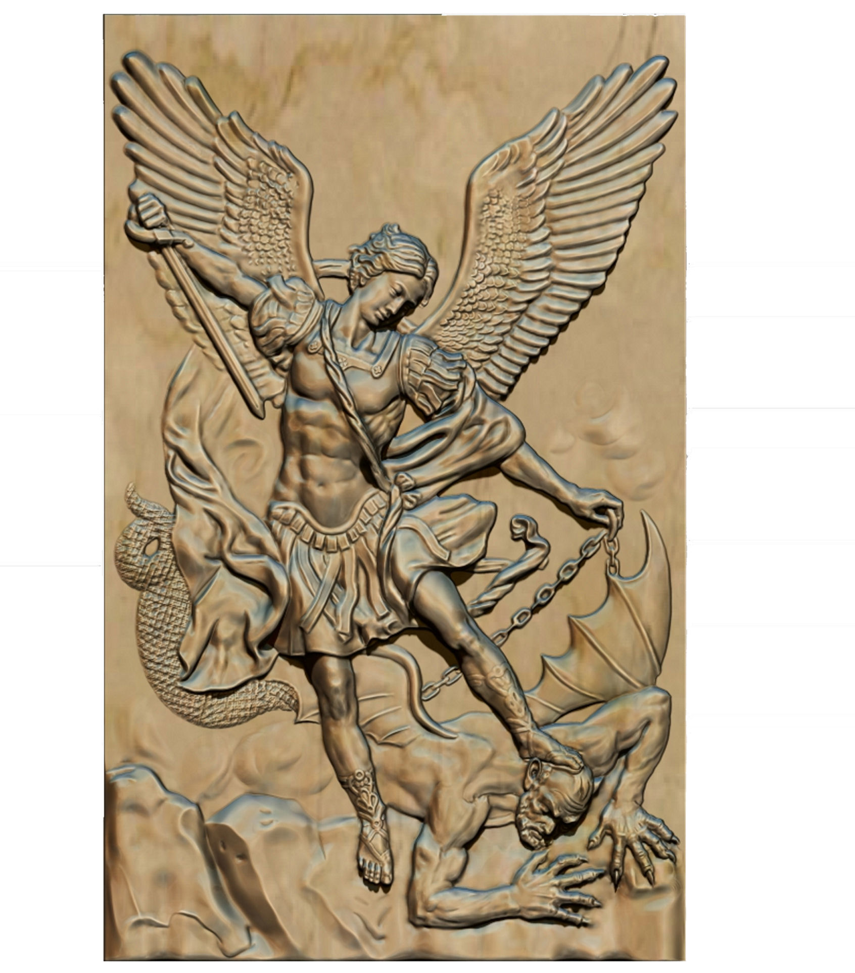 SAN MICHELE ARCANGELO 3D print model_2