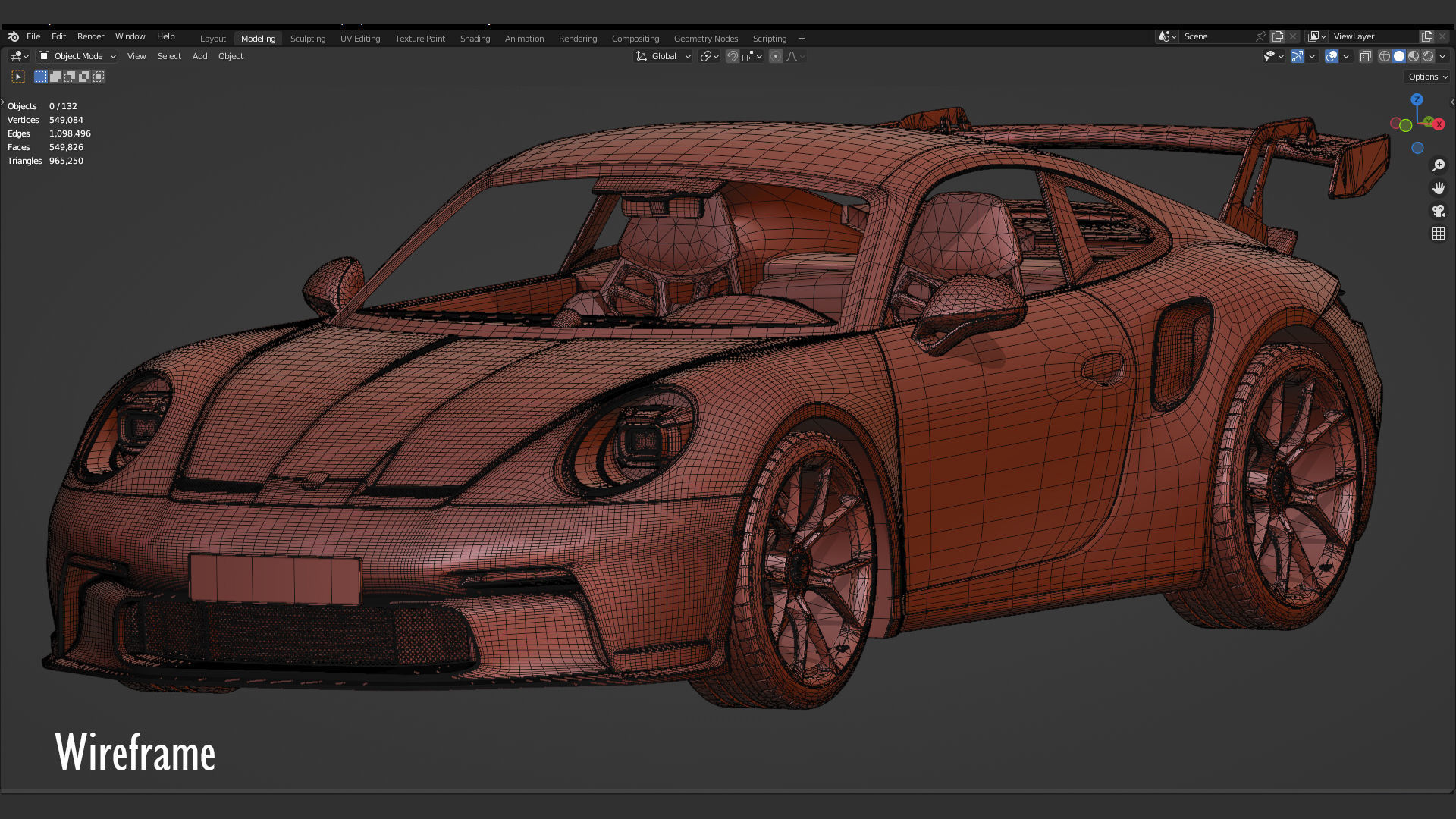 Porsche 911 GT3 2022 3D model_24