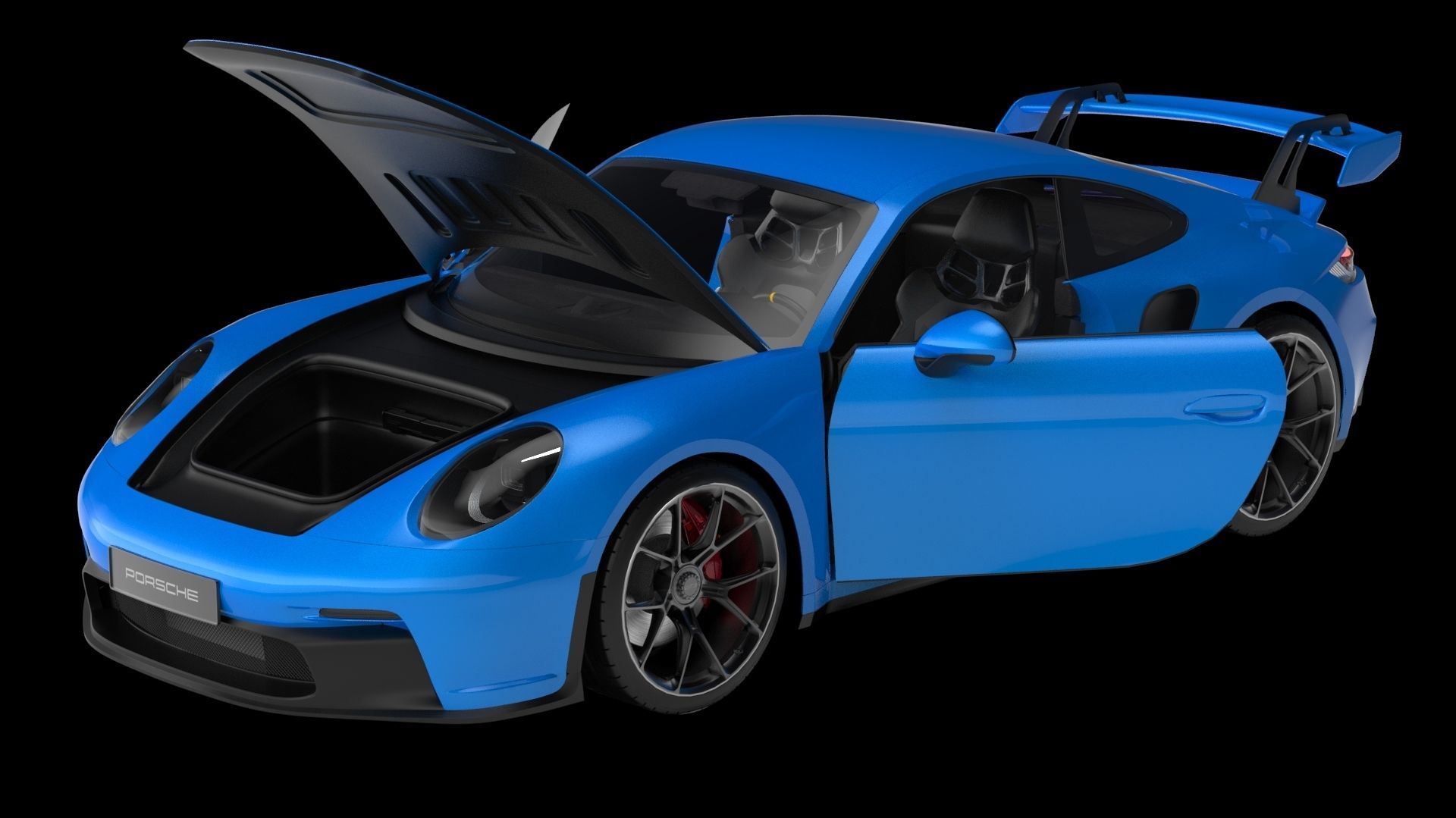 Porsche 911 GT3 2022 3D model_17