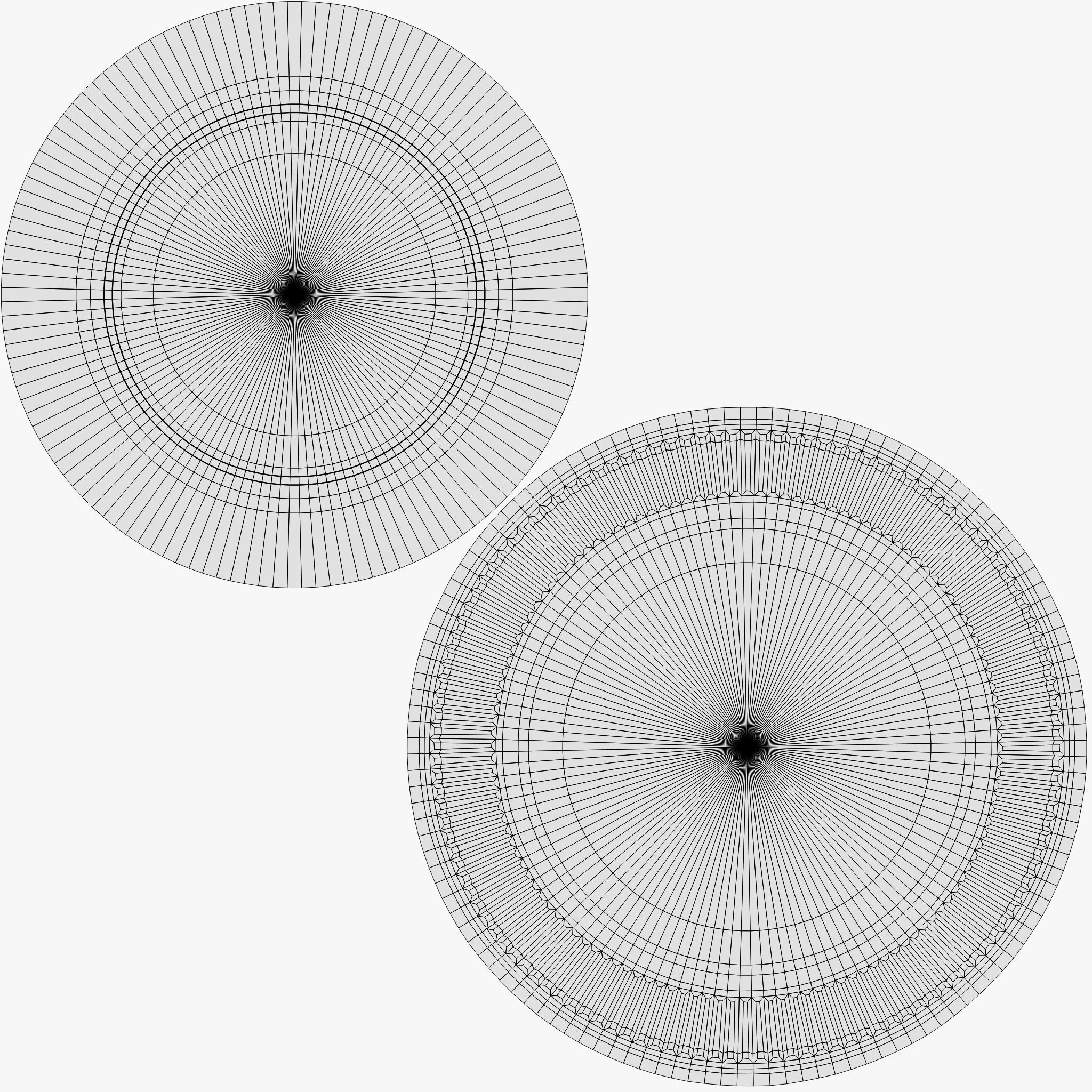 Ridges Lunch Plate Low-poly 3D model_7