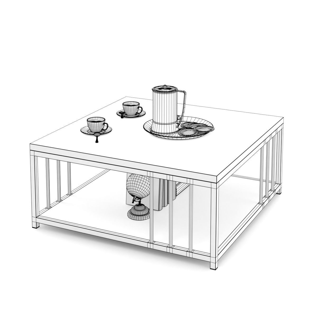 Zenn Coffee Table  3D model_2