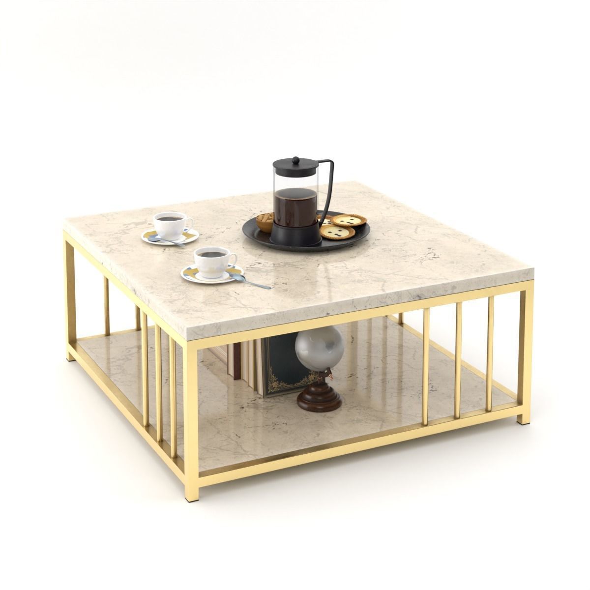 Zenn Coffee Table  3D model_1