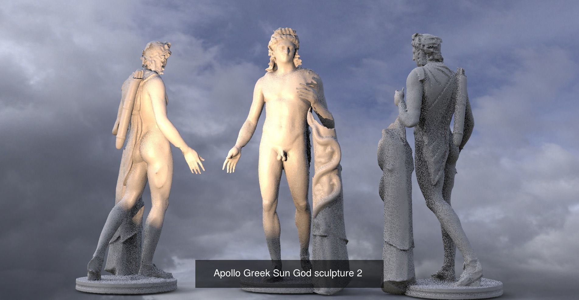 Apollo Sun God sculpture collection _5