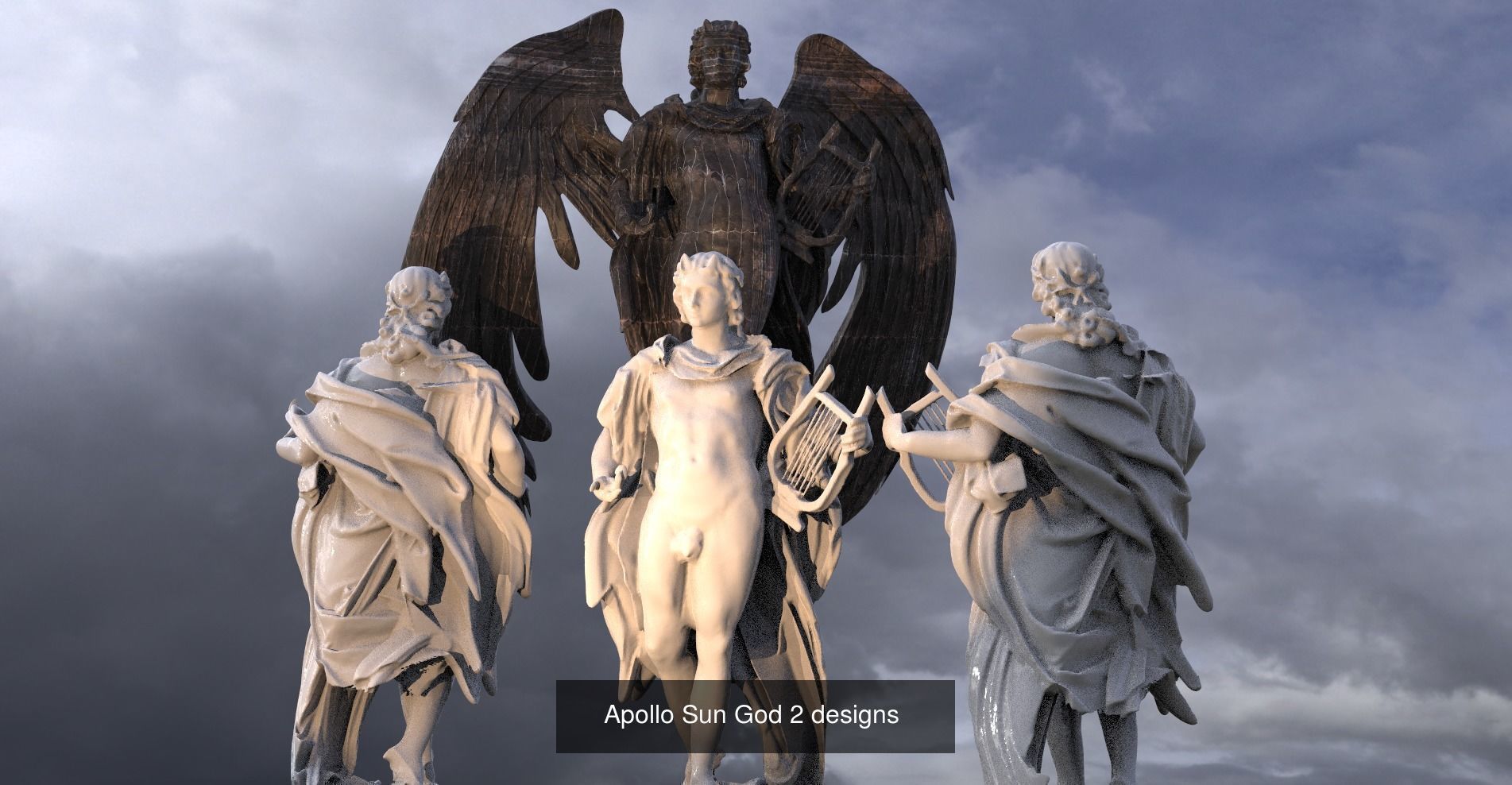Apollo Sun God sculpture collection _3