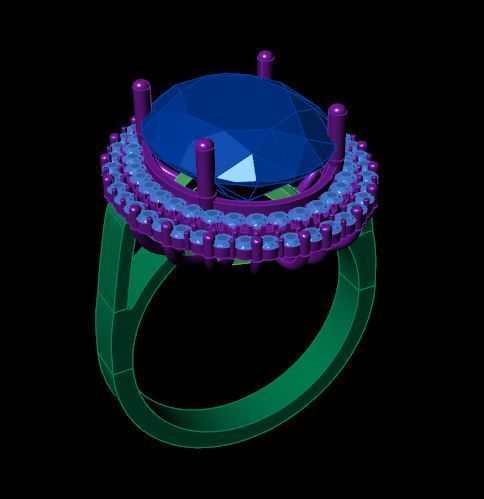 Rings 3D print model_3