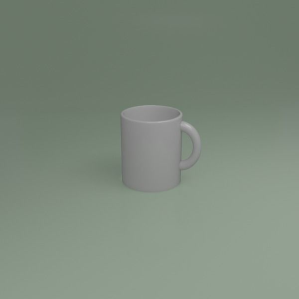 Simple Mug 3D model_1