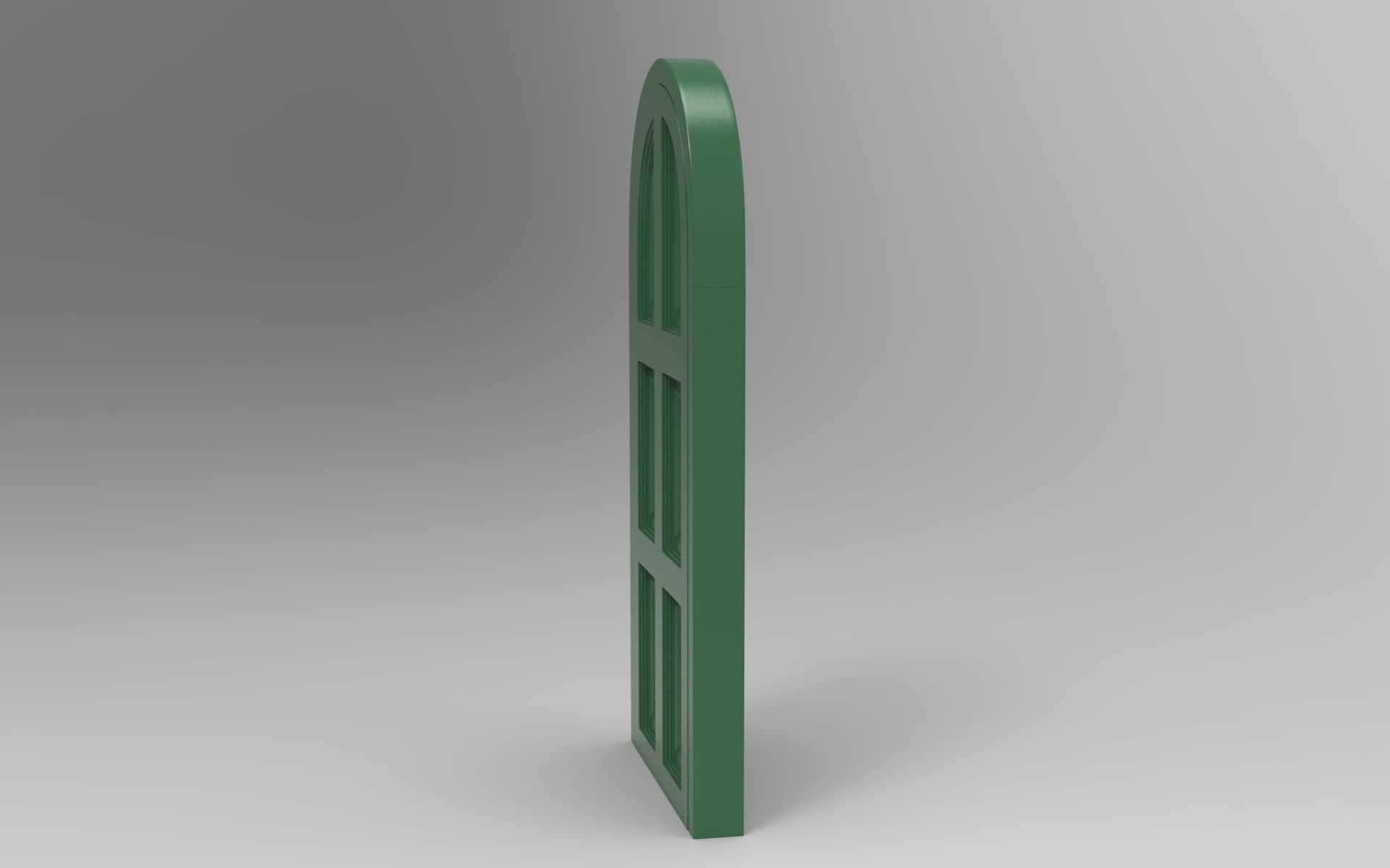Elite Exterior Door Low-poly 3D model_3