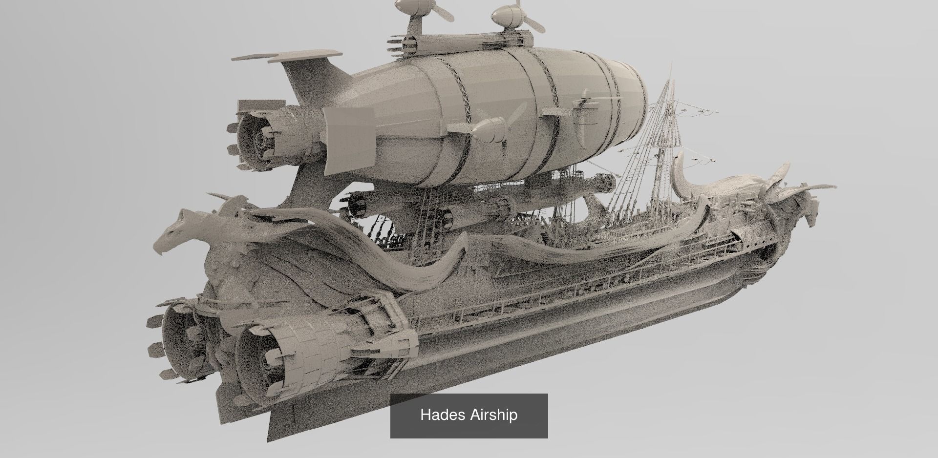 Hades Collection ship with dragon _6