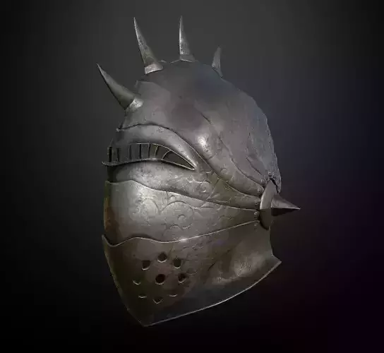 HELMET10 Game Ready helmet with spikes
