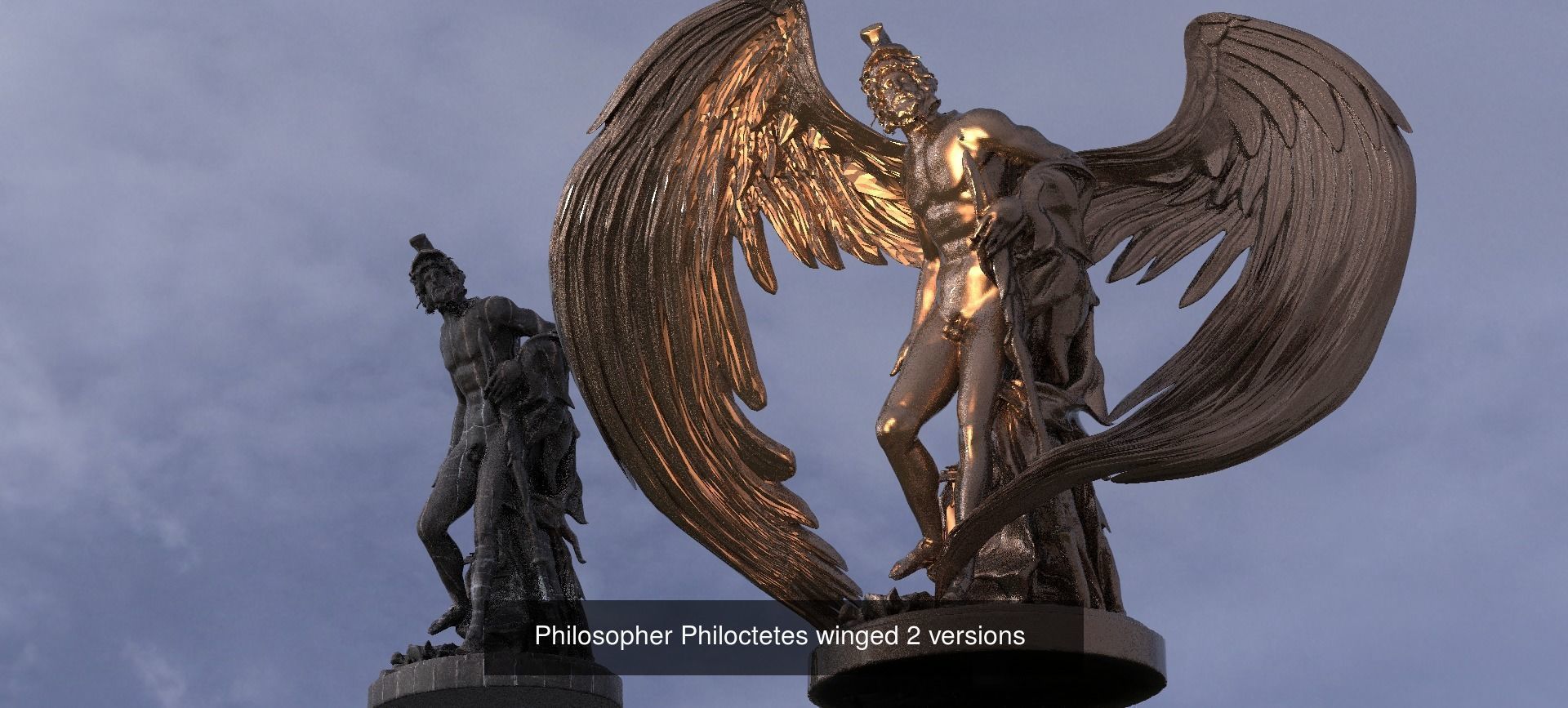 Philosophers collection 1 demon flying in sky _1