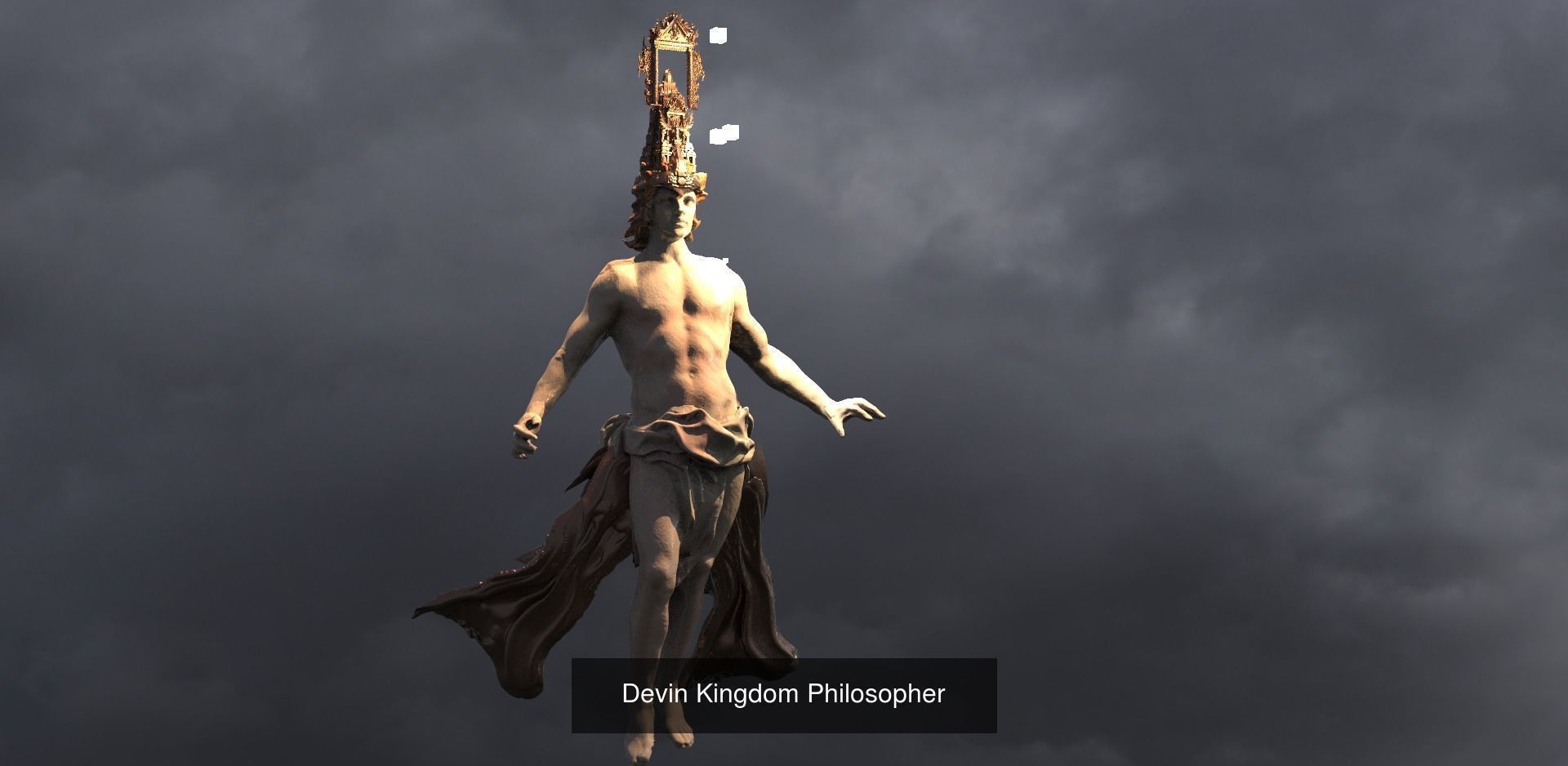 Philosophers collection 1 demon flying in sky _2