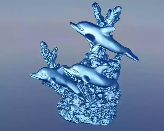 Dauphin Coraux 3D print model