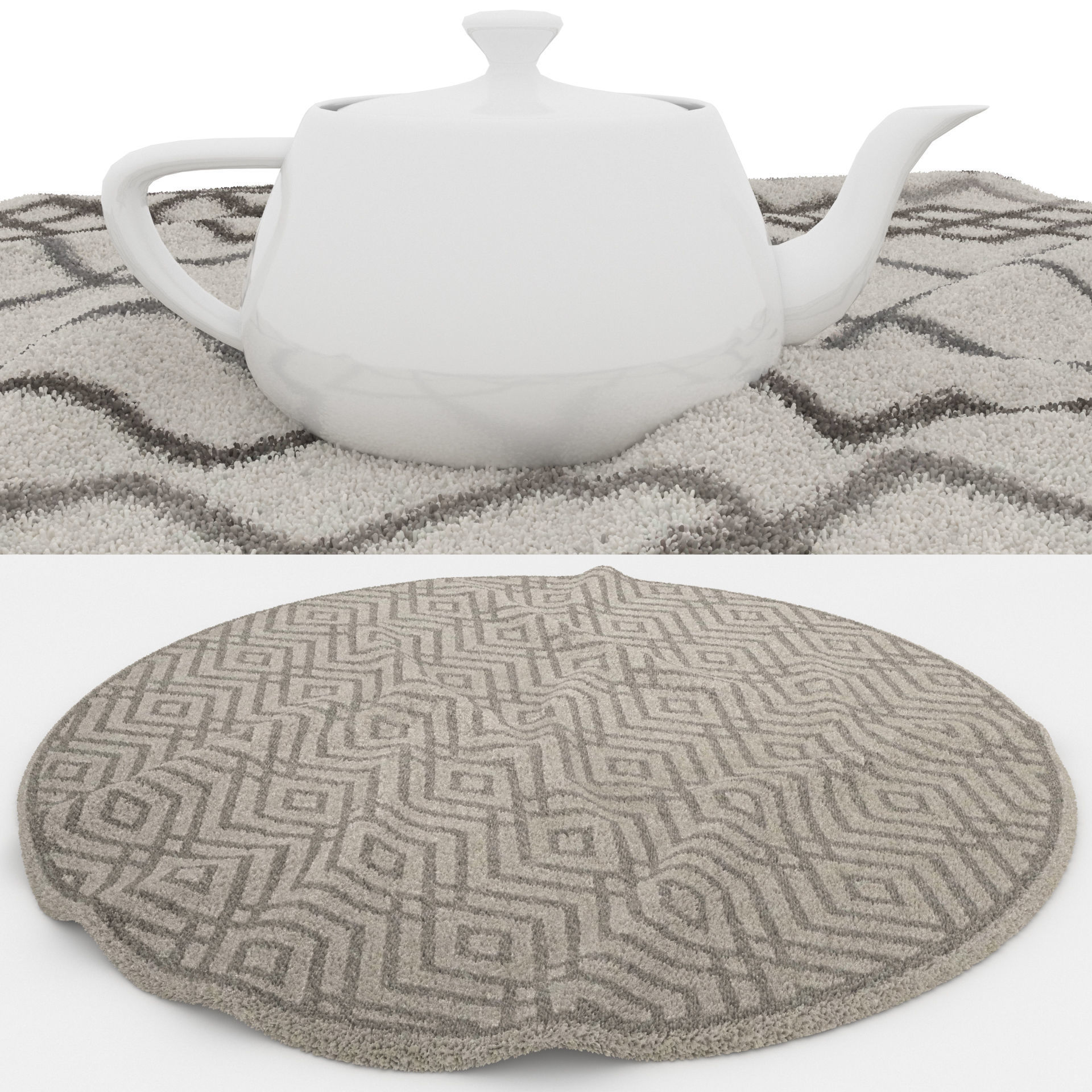 Rugs No 785 Low-poly 3D model_1