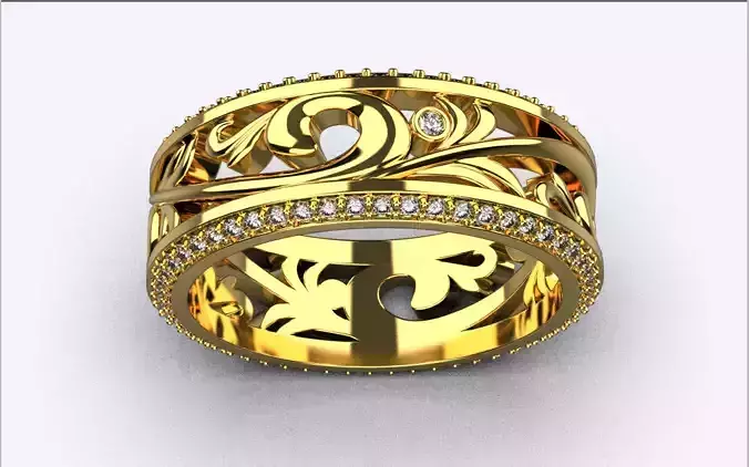 ring with patterns