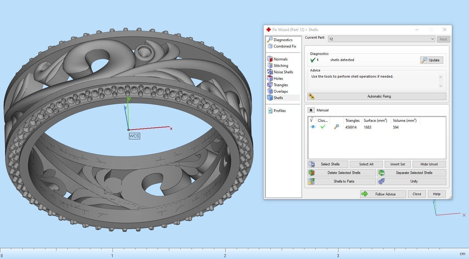 ring with patterns 3D print model_19