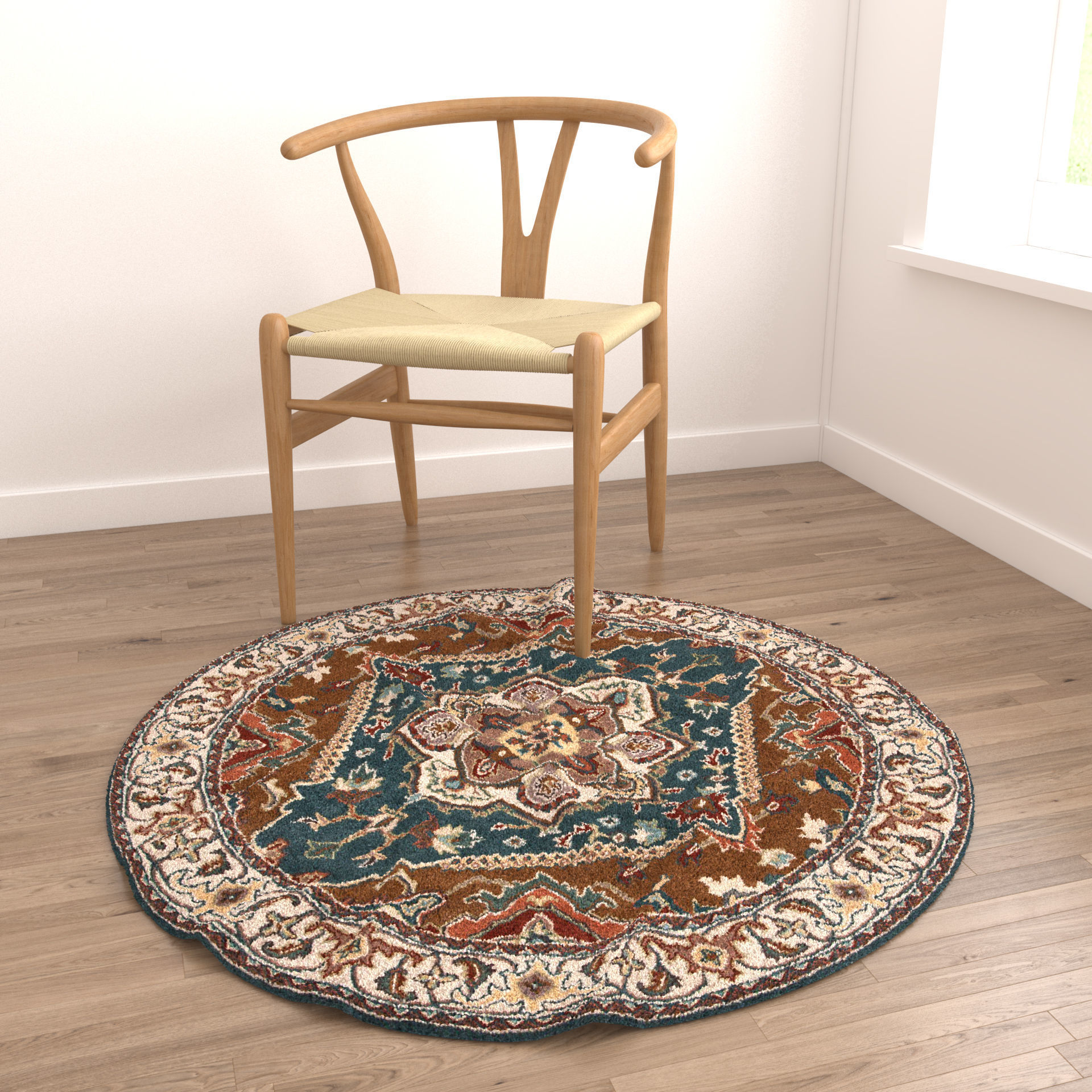 Rugs No 786 Low-poly 3D model_4
