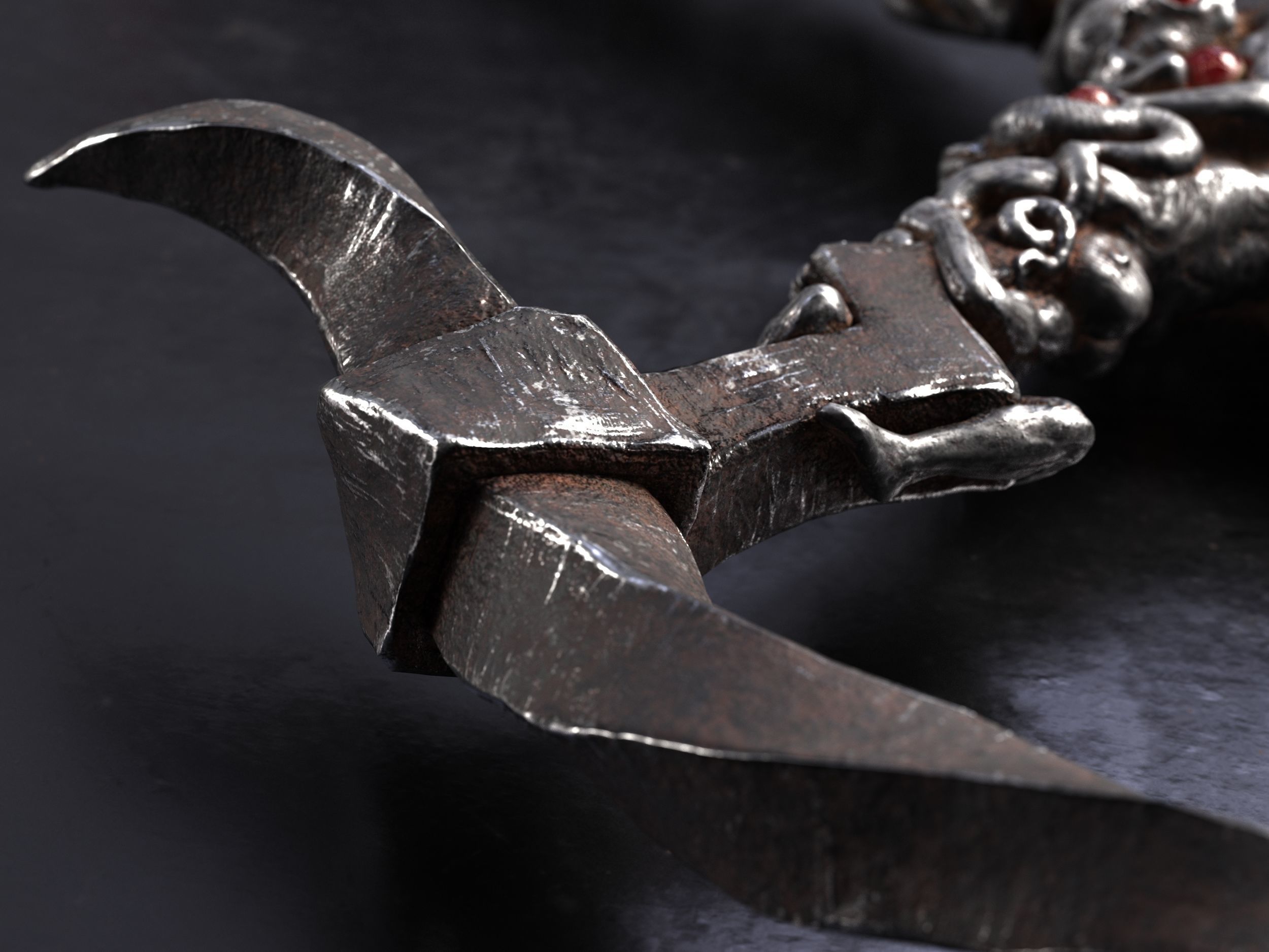 Stormbringer  Chaos Sword Low-poly 3D model_6