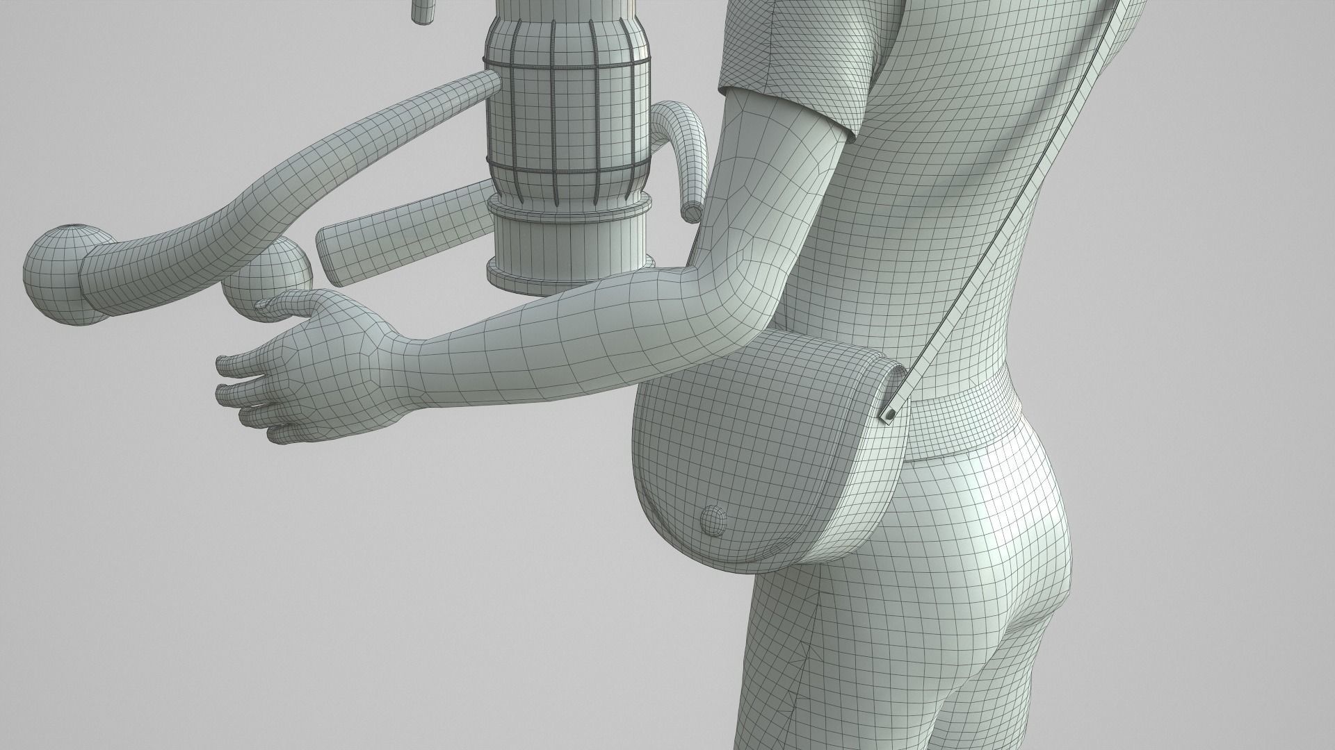 Adventure Boy in a Fantasy World Low-poly 3D model_42