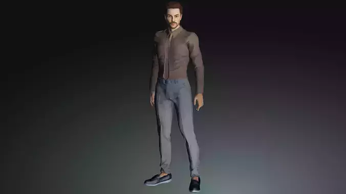 Realistic Casual Guy