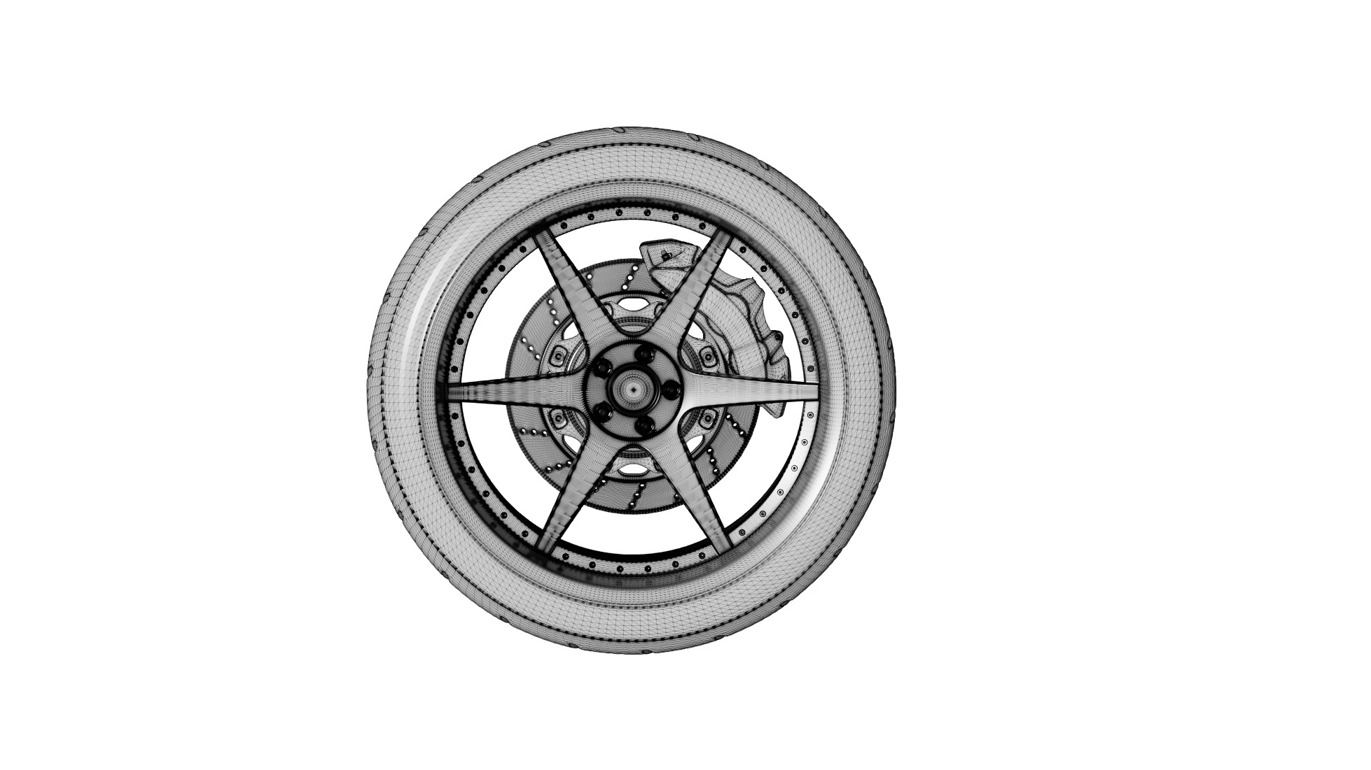 Toyota Wheel 3D model_1