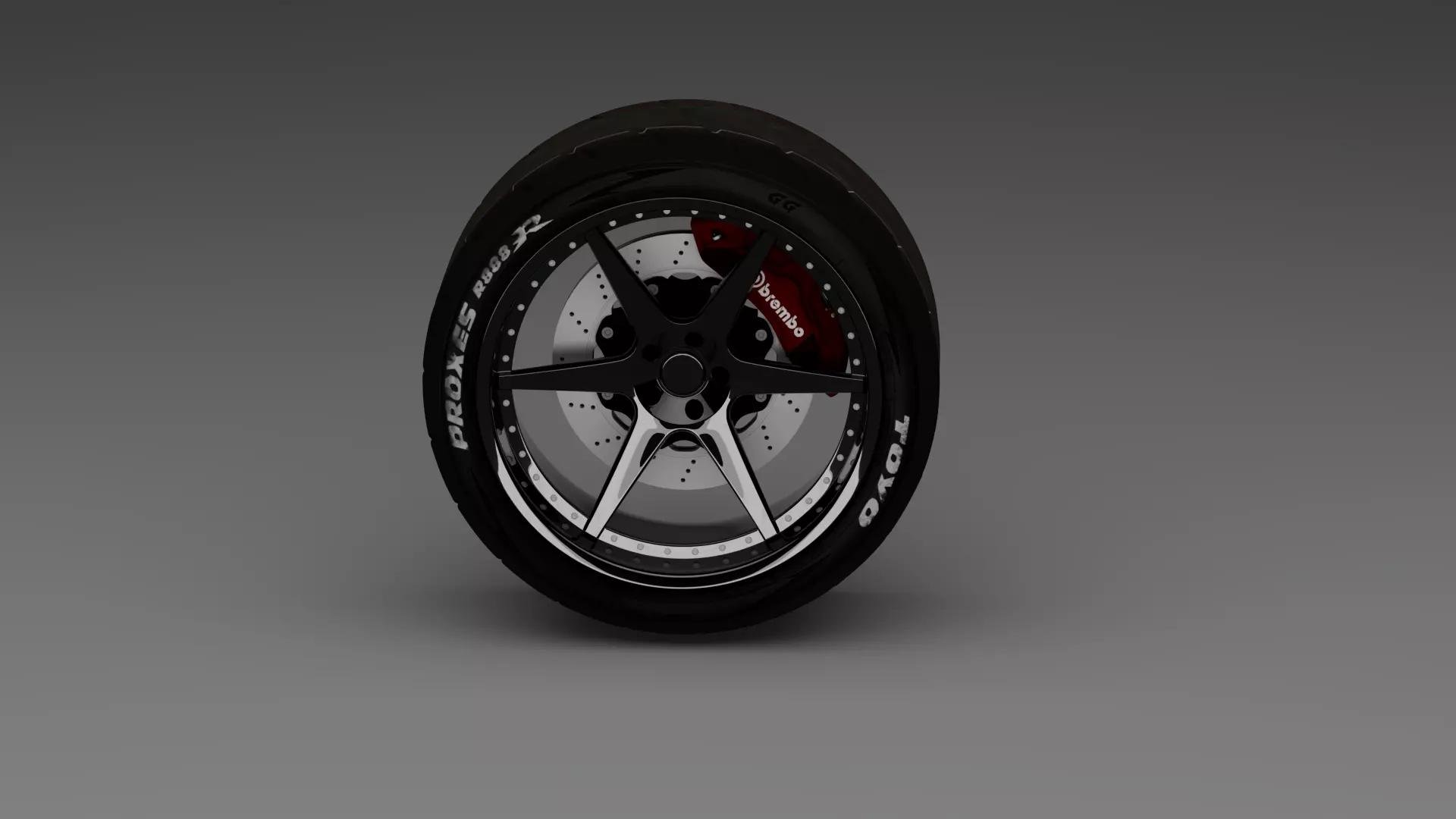 Toyota Wheel 3D model_0