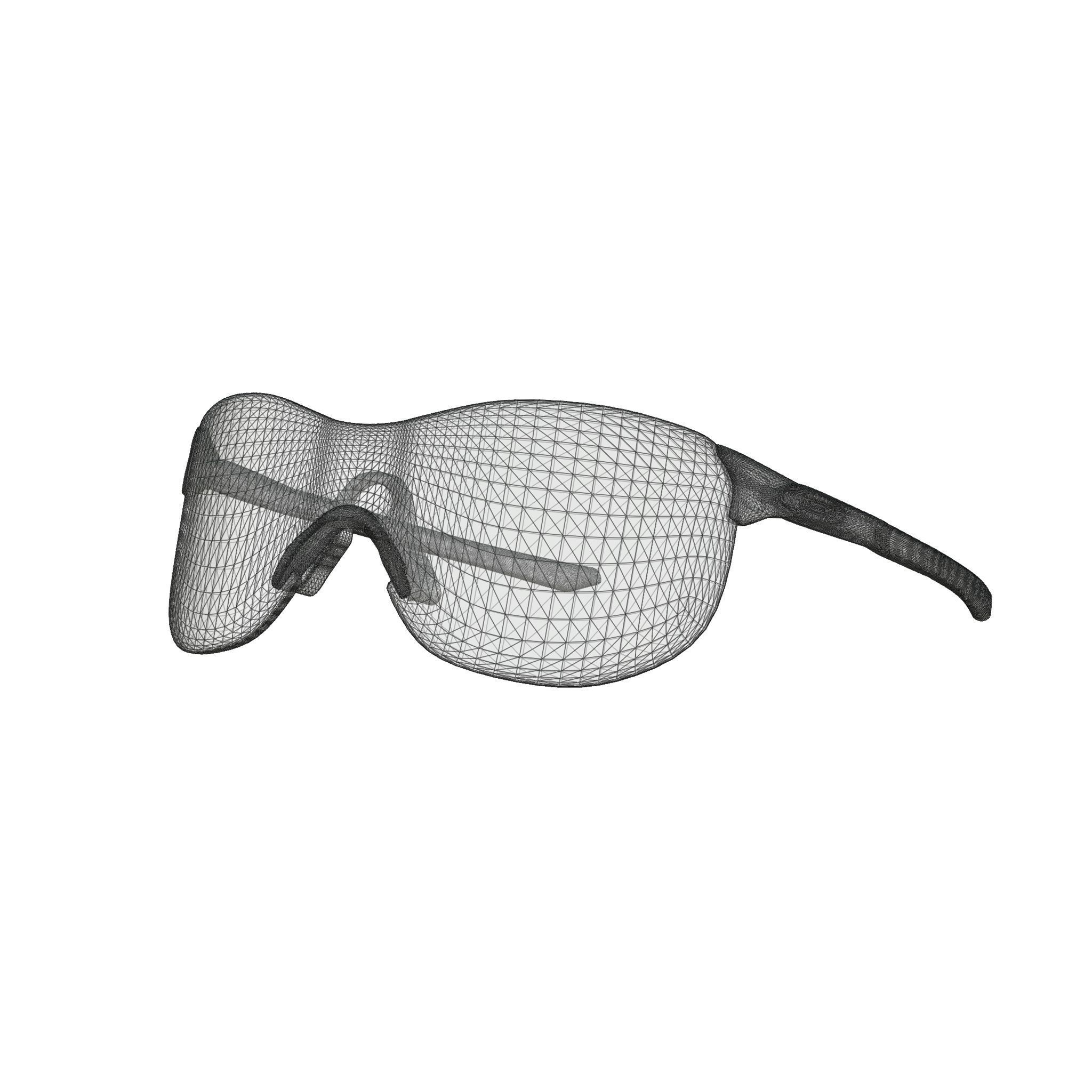 Oakley EVZero Ascend Prizm Peach Sport glasses Low-poly 3D model_6