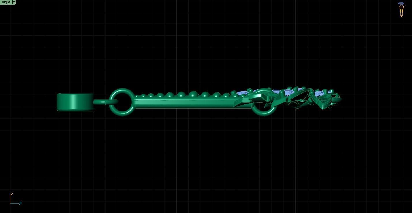 Coconut Pendant 3dm stl 3D print model 3D print model_2