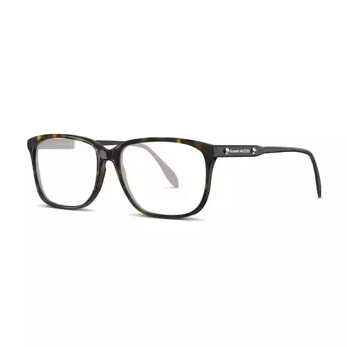 Alexander McQueen Glasses Low-poly 3D model