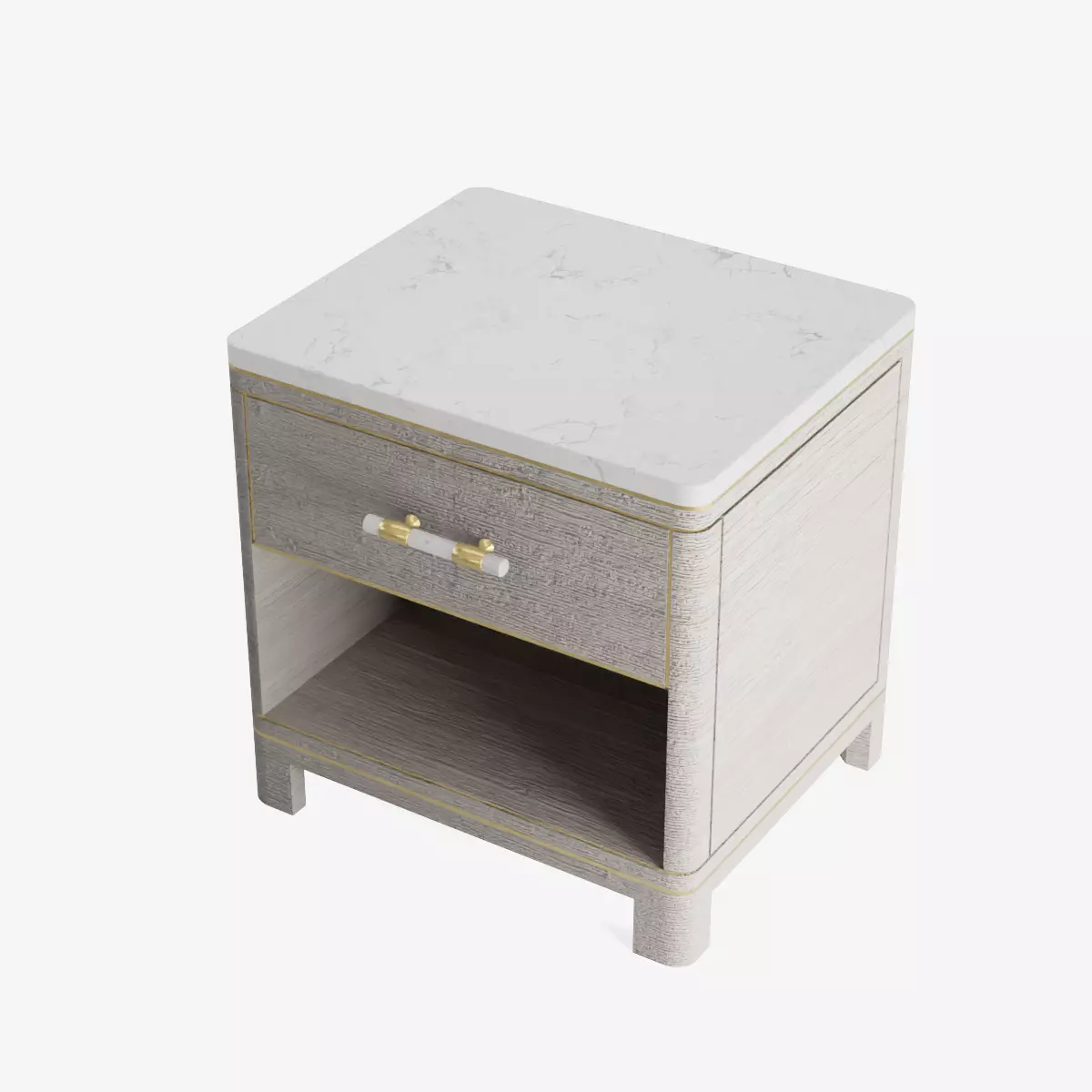Bedside Table Low-poly 3D model