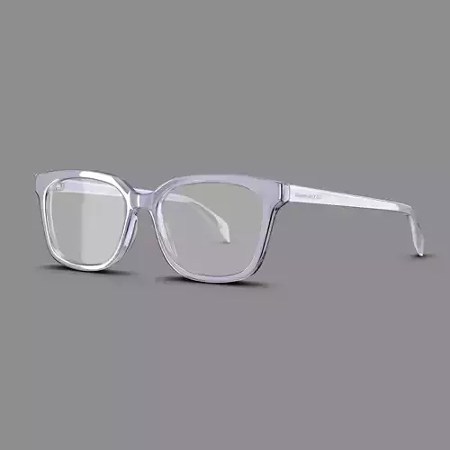 Alexander McQueen Glasses Low-poly 3D model