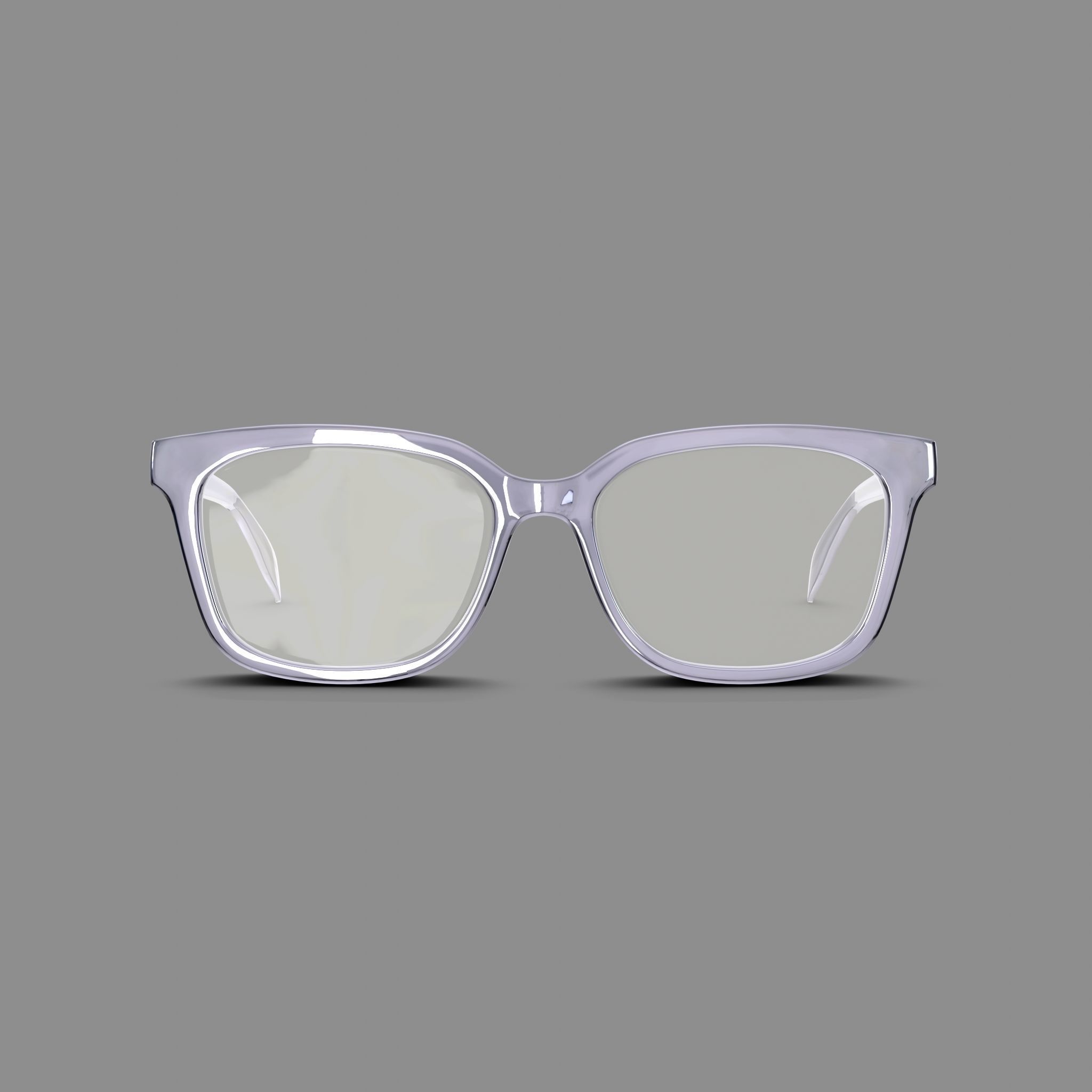 Alexander McQueen Glasses Low-poly 3D model_2