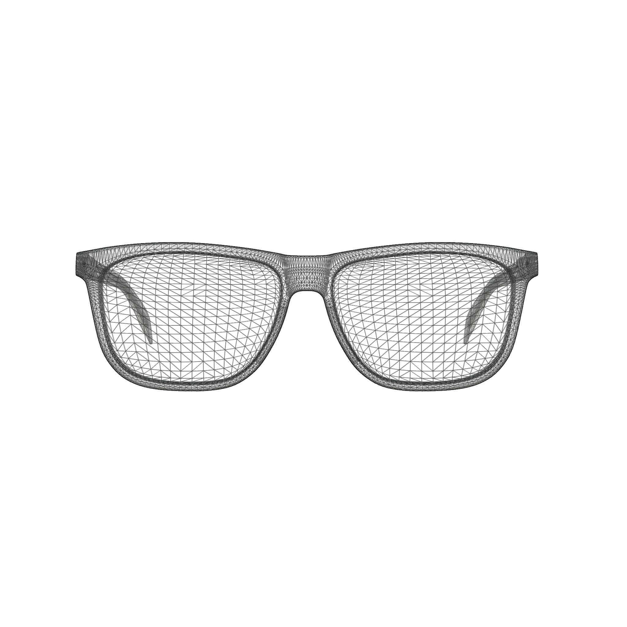 Alexander McQueen - AM0247O 004 Glasses  Low-poly 3D model_6