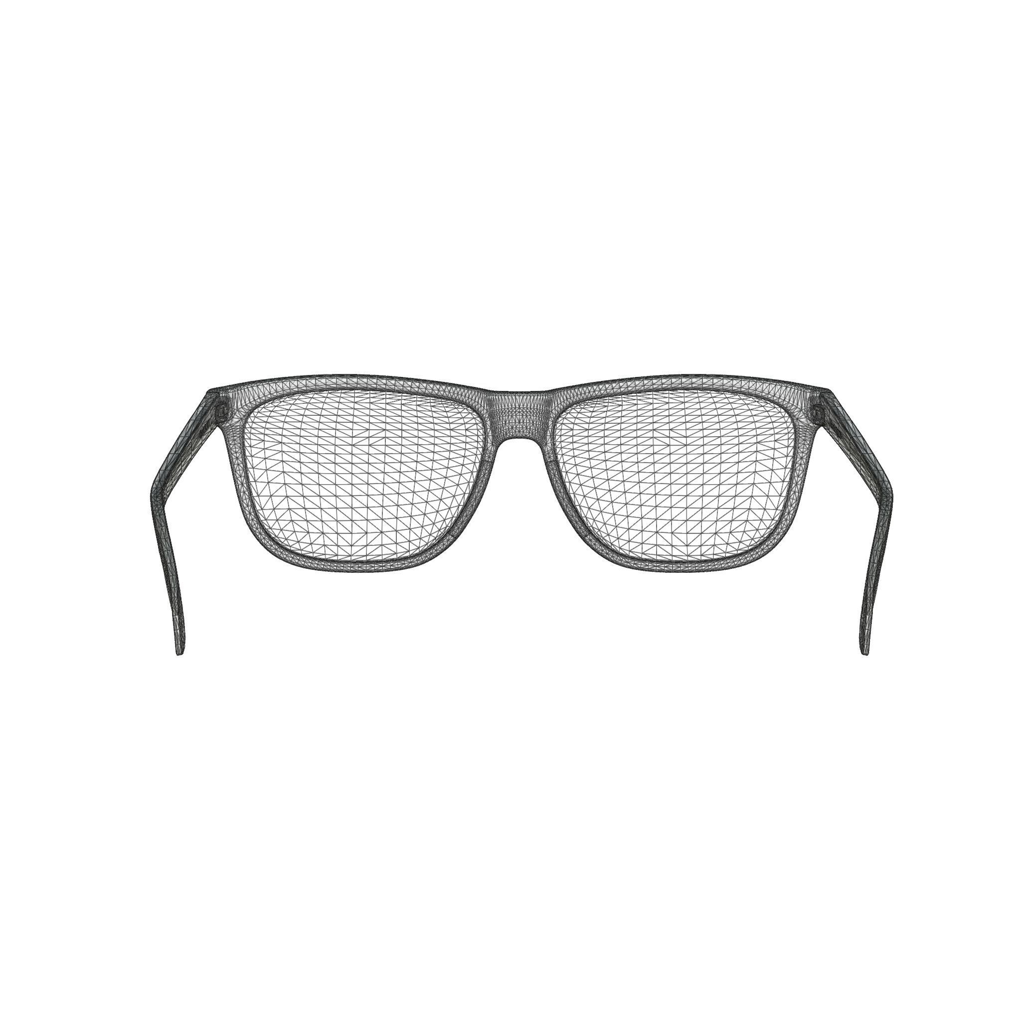 Alexander McQueen - AM0247O 004 Glasses  Low-poly 3D model_5