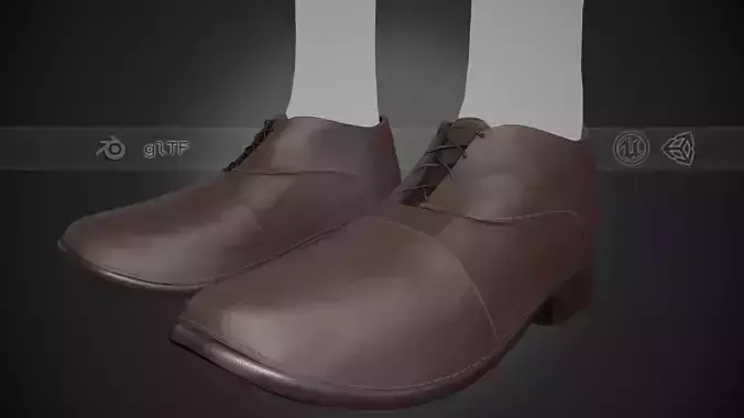 Brown Leather Shoes Style 2