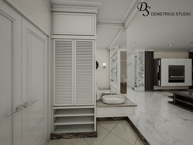 Pent House Apartment 3D model 3