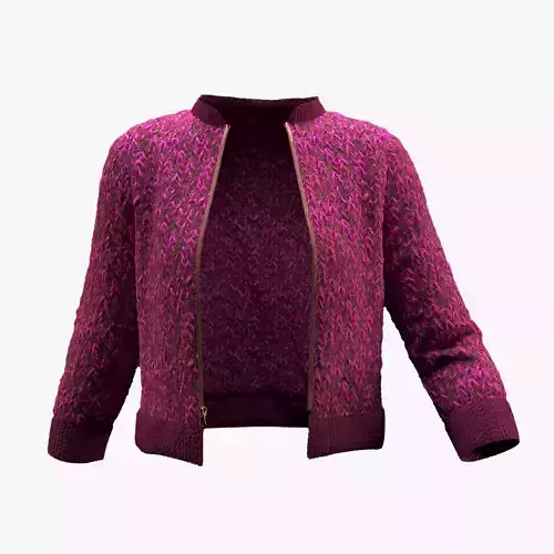 cute jacket - ZPRJ-FBX-OBJ-MTL-TEXTURES 3D model